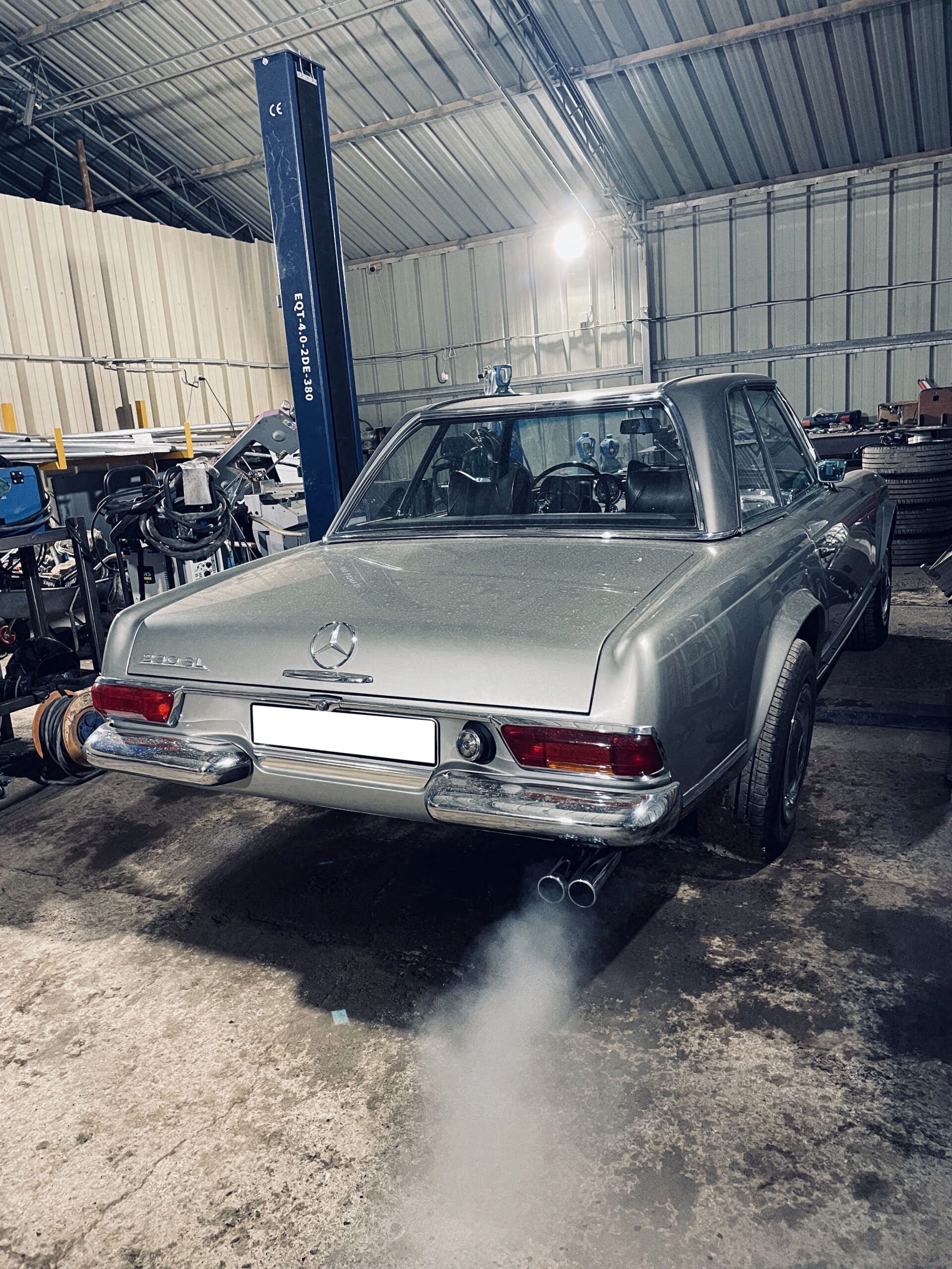 soudure-échappement-83-mercedes-sl5