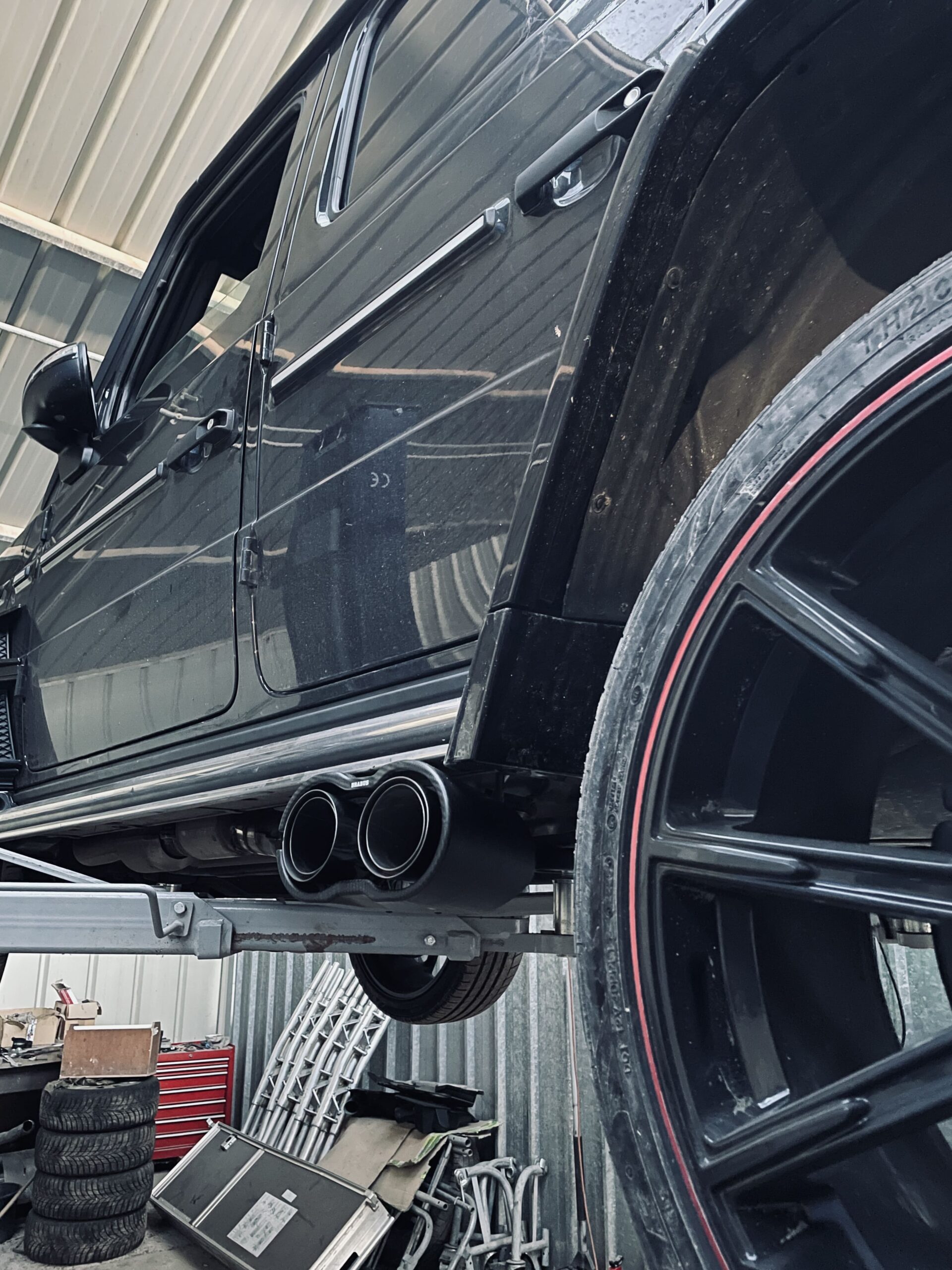 soudure-alu-titane-echappement-mercedes-G-AMG-83-metalprosoudure1 metallurgiste-rouen-inox-titane-cuivre-as-mettalurgie-76